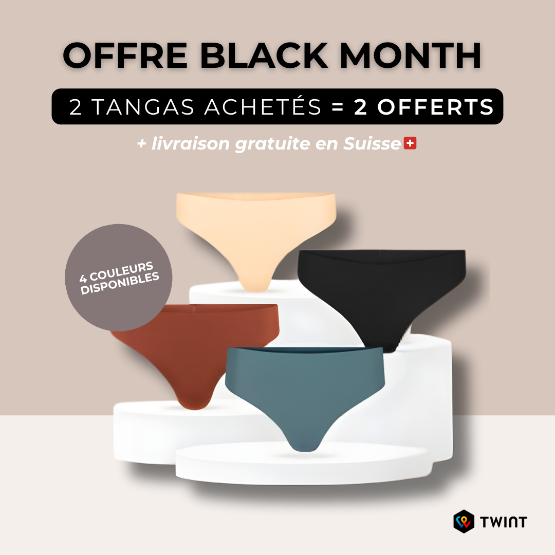 Tanga invisible taille haute (Anti-Cameltoe)