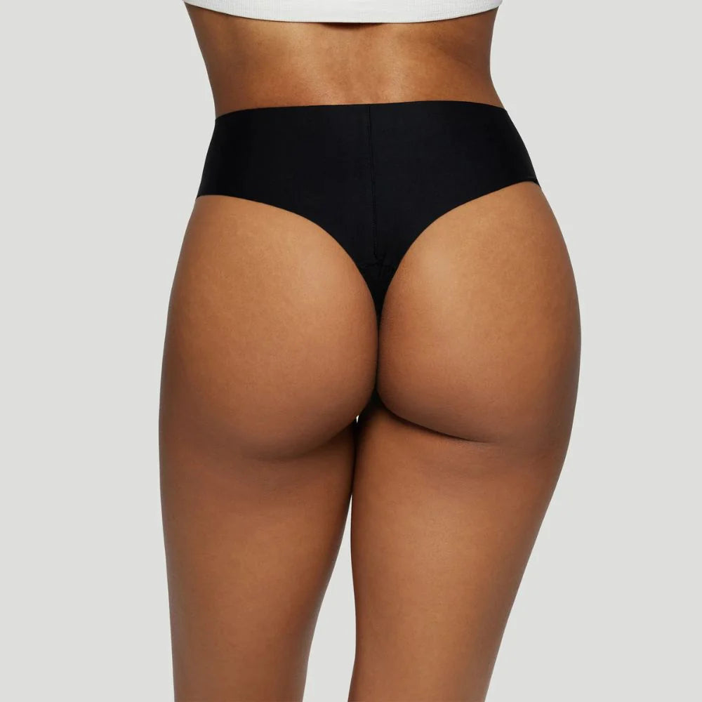 Tanga invisible taille haute (Anti-Cameltoe)
