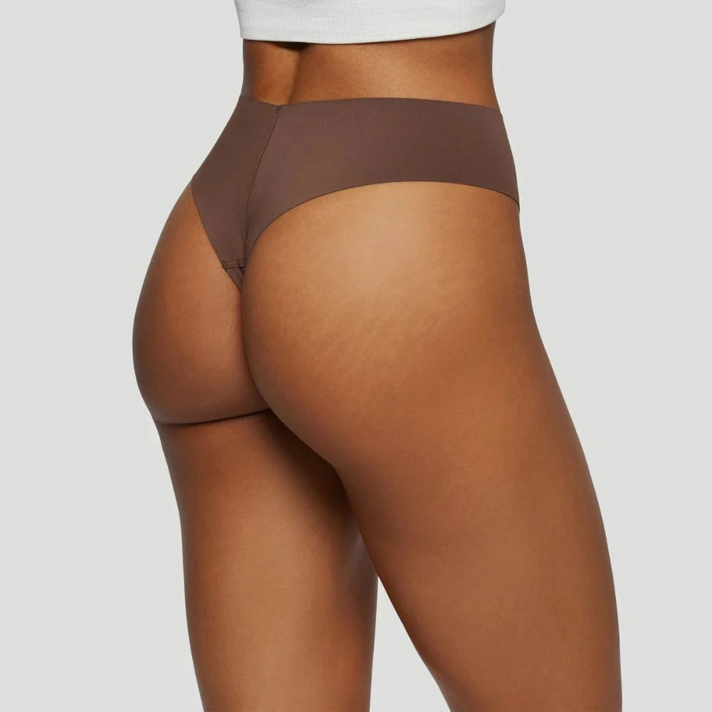 Tanga invisible taille haute (Anti-Cameltoe)